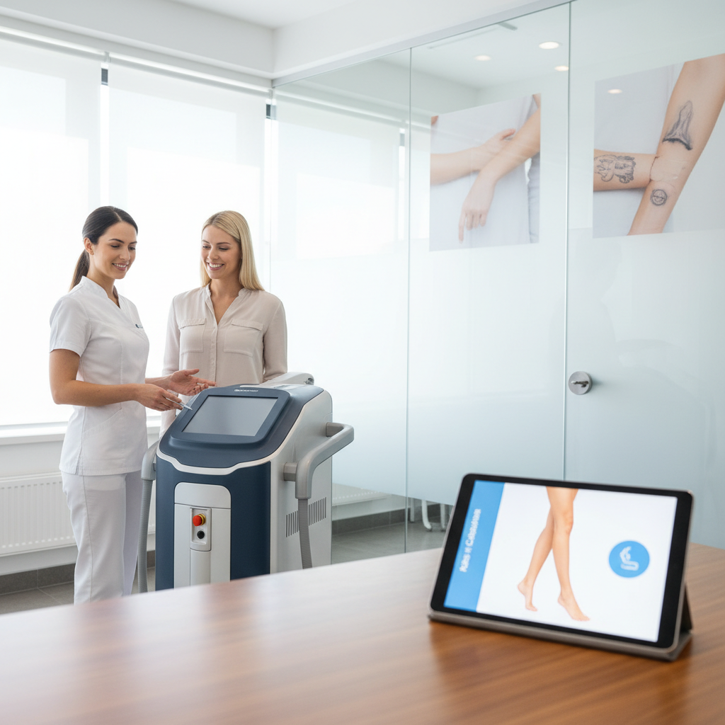 Realistische foto passend bij Skincenters: uw specialist voor laserontharing en tattoo verwijdering 