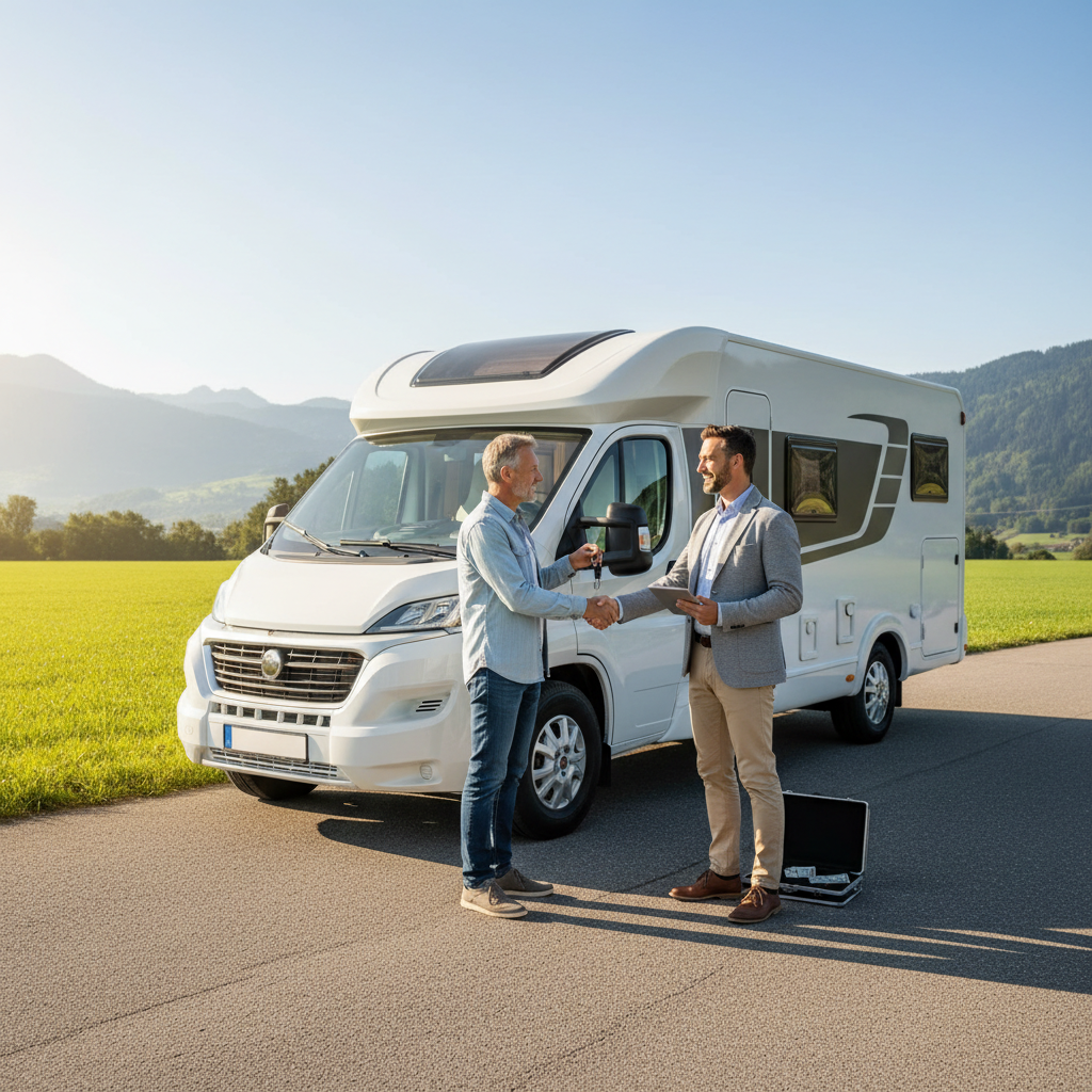 Realistische foto passend bij De beste camper opkoper voor een eerlijke en snelle verkoop voor websi